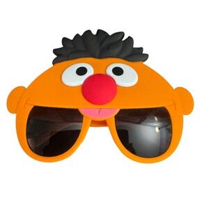 Sun-Staches Sesame Street Ernie Kids Character Sunglasses Orange Novelty Shades